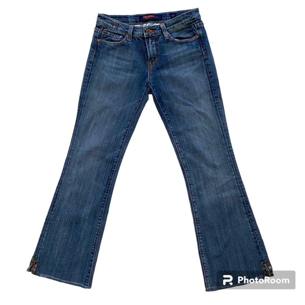 Vigoss Love Embroidered Butterfly Stud Blue Denim Jeans